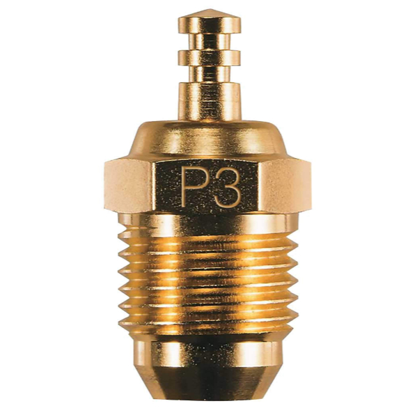 71642720 OS Speed P3 Glow Plug (Gold)