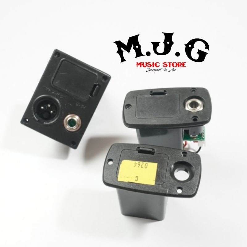baterai box preamp equalizer gitar akustik or elektrik tempat baterai kotak 9V