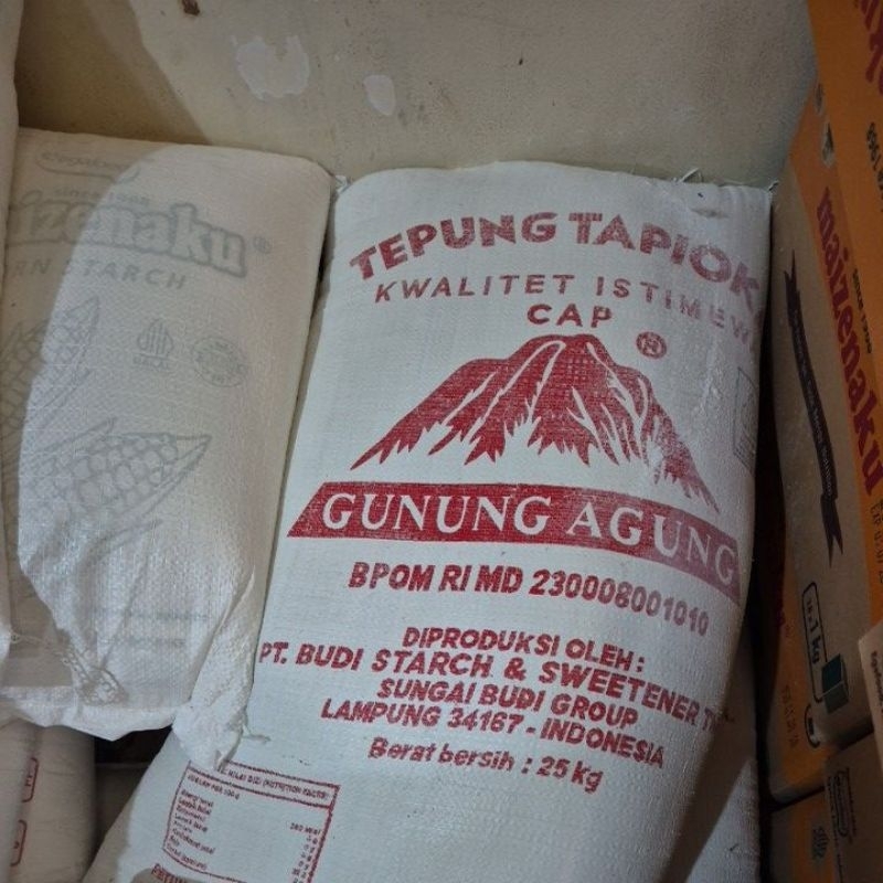 

Tepung Tapioka Gunung Agung Merah Ball 25 Kg