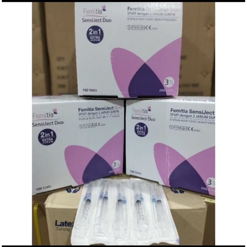 Femitia Sensiject Duo 3cc isi 100pcs 2in1