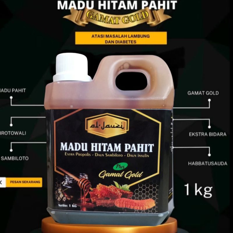 

Madu Hitam Pahit asli Madu Hitam Pahit plus Gamat Emas Untuk Diabetes Dan Kencing Manis 1Kg