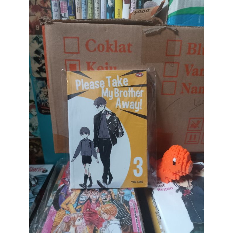 Komik please take my brother away 3 segel / komik please take my brother away vol 3 segel