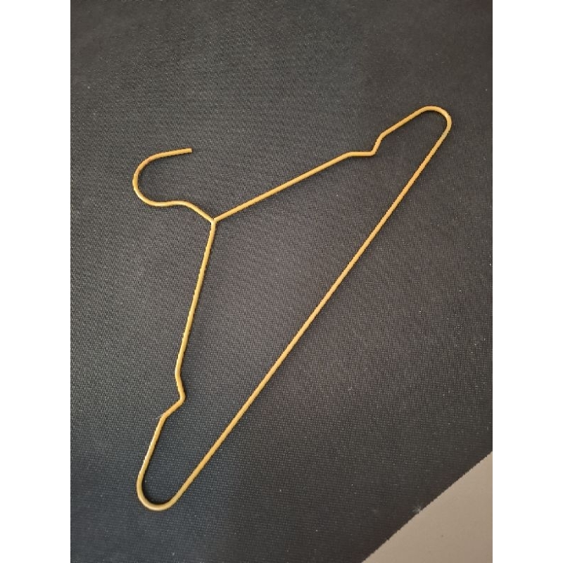OBRAL HANGER BESI ( JUAL PERPCS)  /GANTUNGAN BAJU MURAH / GANTUNGAN BESI /  hanger besi GOLD/ hanger