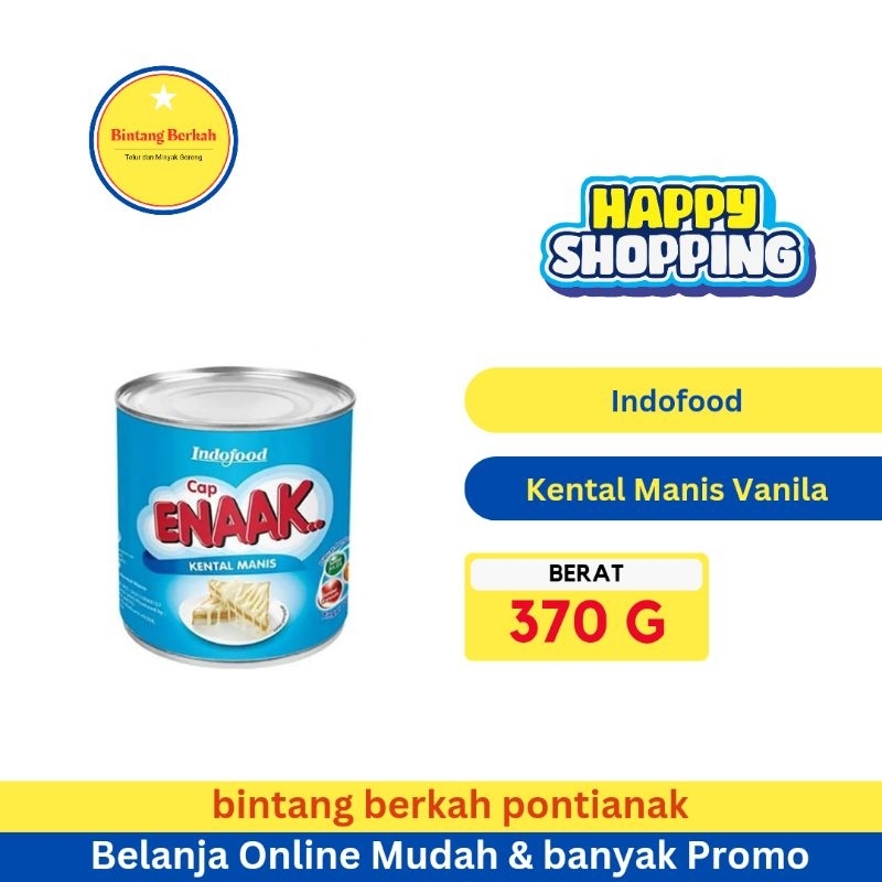 

Enaak Kental Manis Indofood Varian Rasa Ukuran 370 g