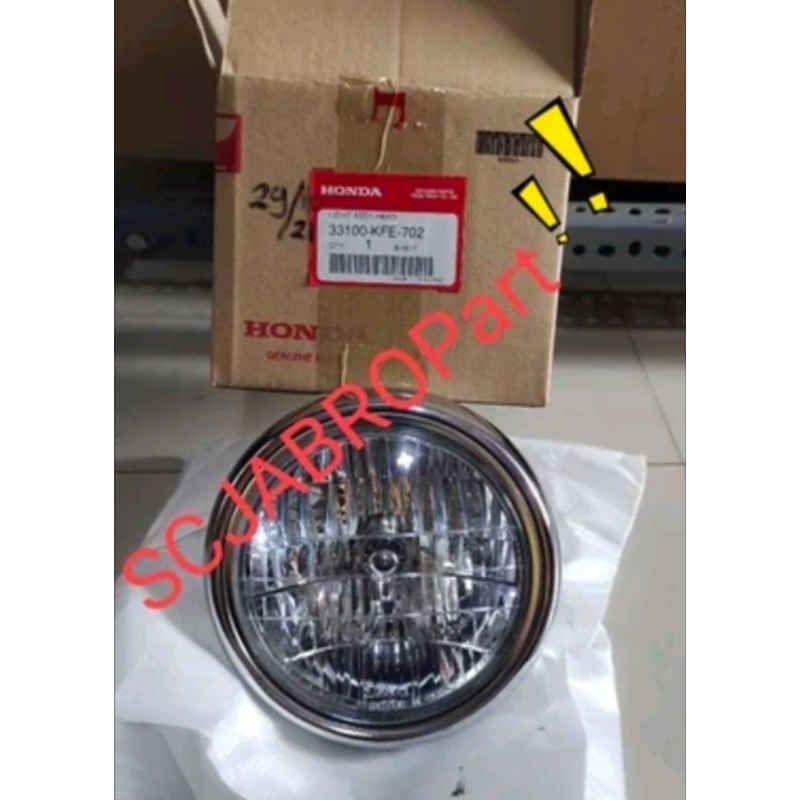 LIGHT ASSY HEAD HONDA PHANTOM ITEM DELETE..33100 KFE 702.. ORI AHM THAILAND