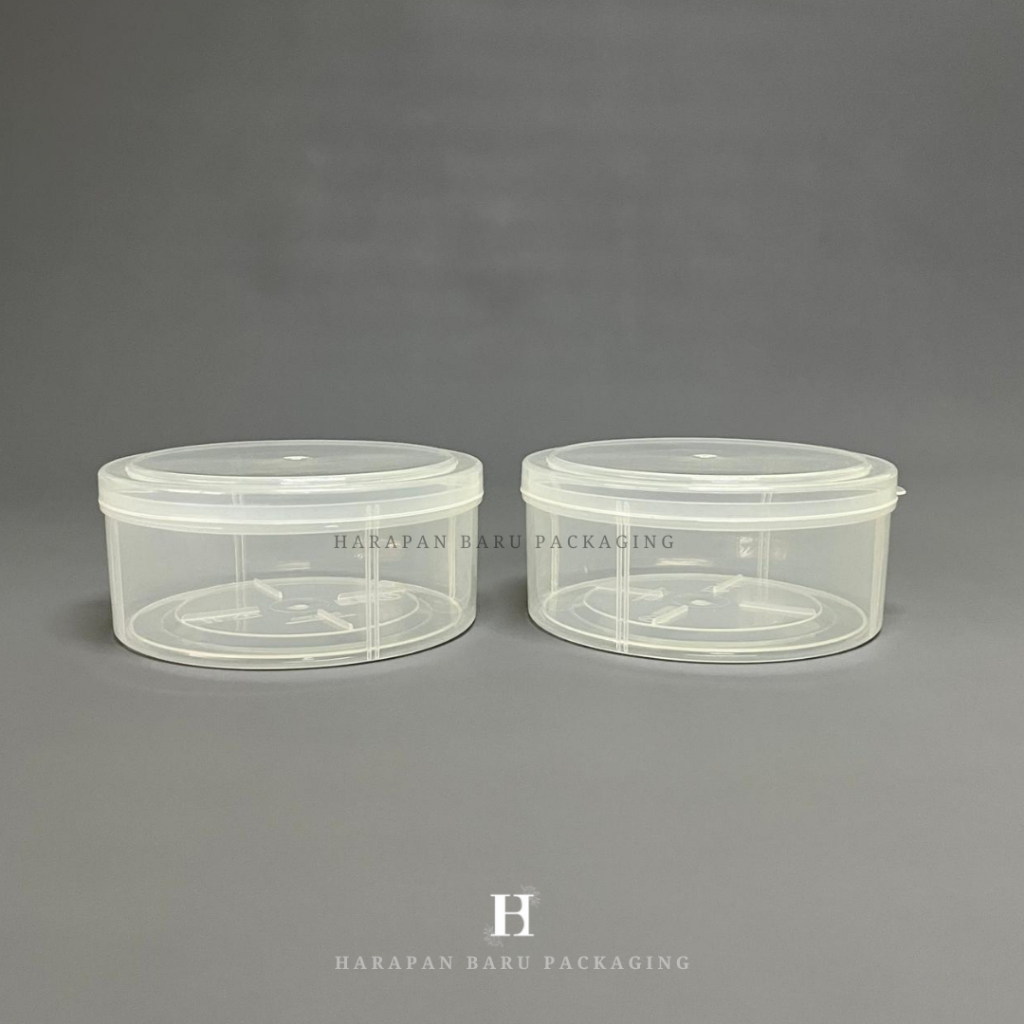 HB Toples Plastik Bulat Premium Anti Pecah 500gr - Kotak Makanan
