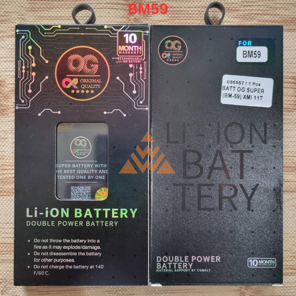 Baterai OGS ~ (BM59/BM 59/BM-59) Xiaomi 11T Batre batrai Double Power, Double IC