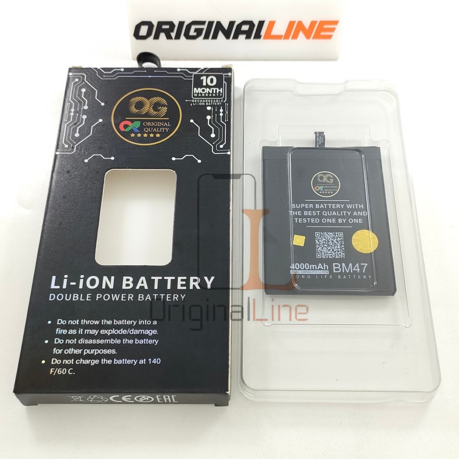 BATERAI BM-47 / BM 47 / BM47 / REDMI 3S / 4X / BATT / BATTERAI OG