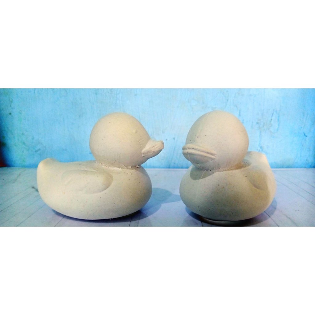 Patung Lukis Gypsum Polos 3D Hewan