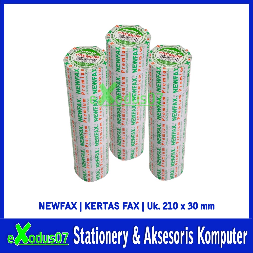 

Kertas Fax uk 216 x30 1 Roll