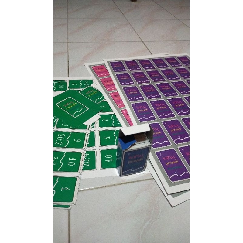 [Pre-order] KARTU PERKALIAN MATEMATIKA (KARTU DOMINO PERKALIAN)