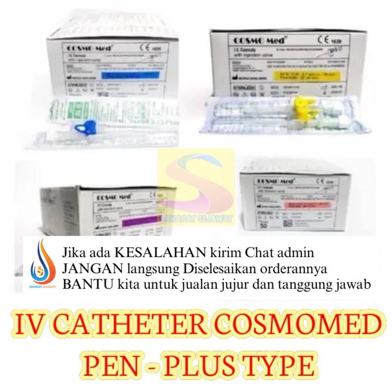 INFLO SAFETY WING WITH PORT / IV CATHETER COSMOMED PLUS / HEXA INTVEN (IV) ECERAN