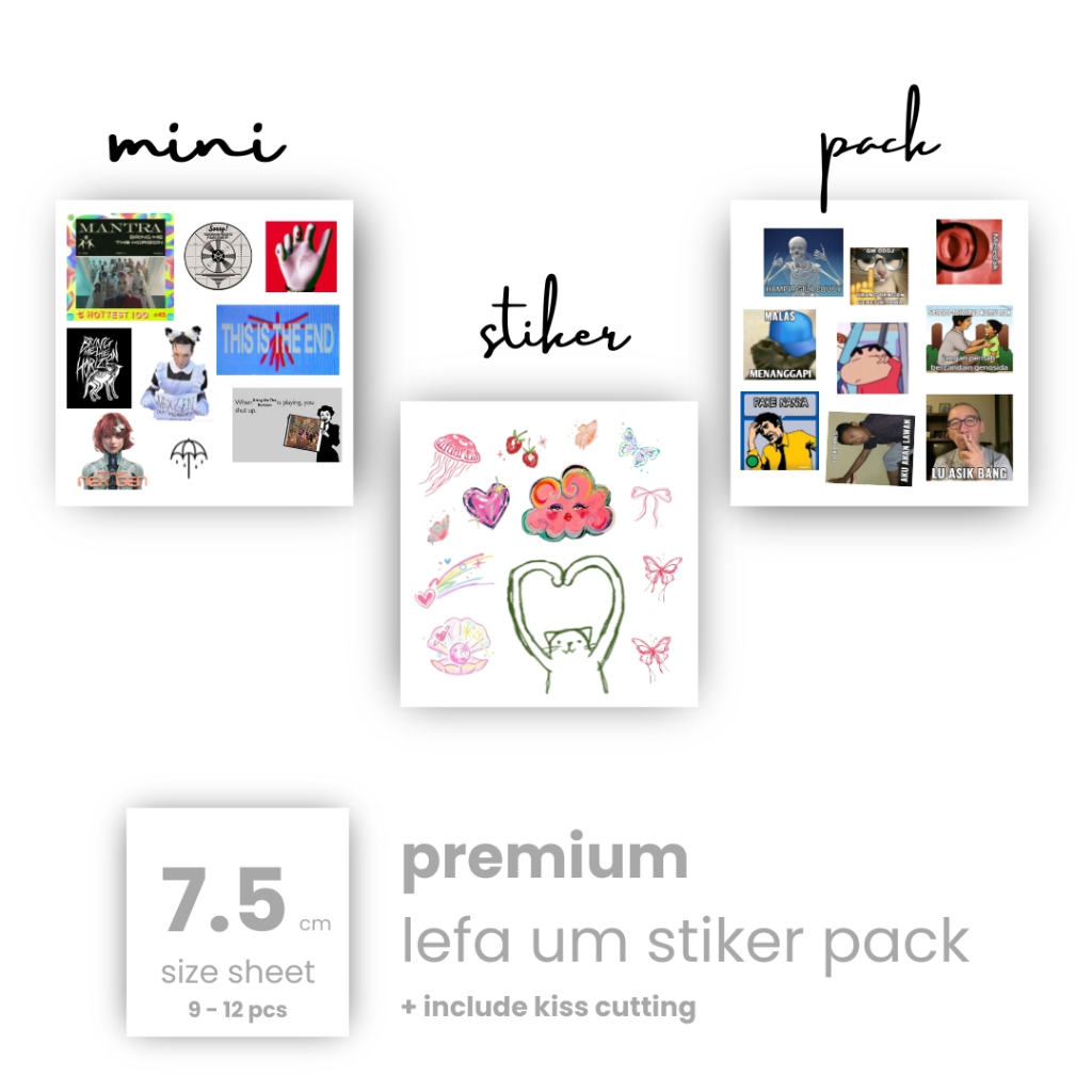 

Mini Sticker Aesthetic Y2K ipad laptop tumbler
