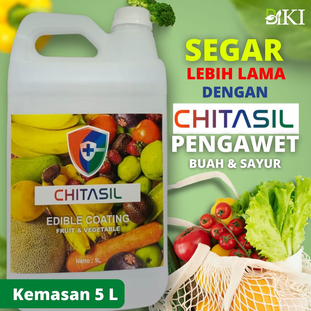 

Chitasil RTU - Pelapis/Pengawet Buah Alami Chitosan Cair 5L