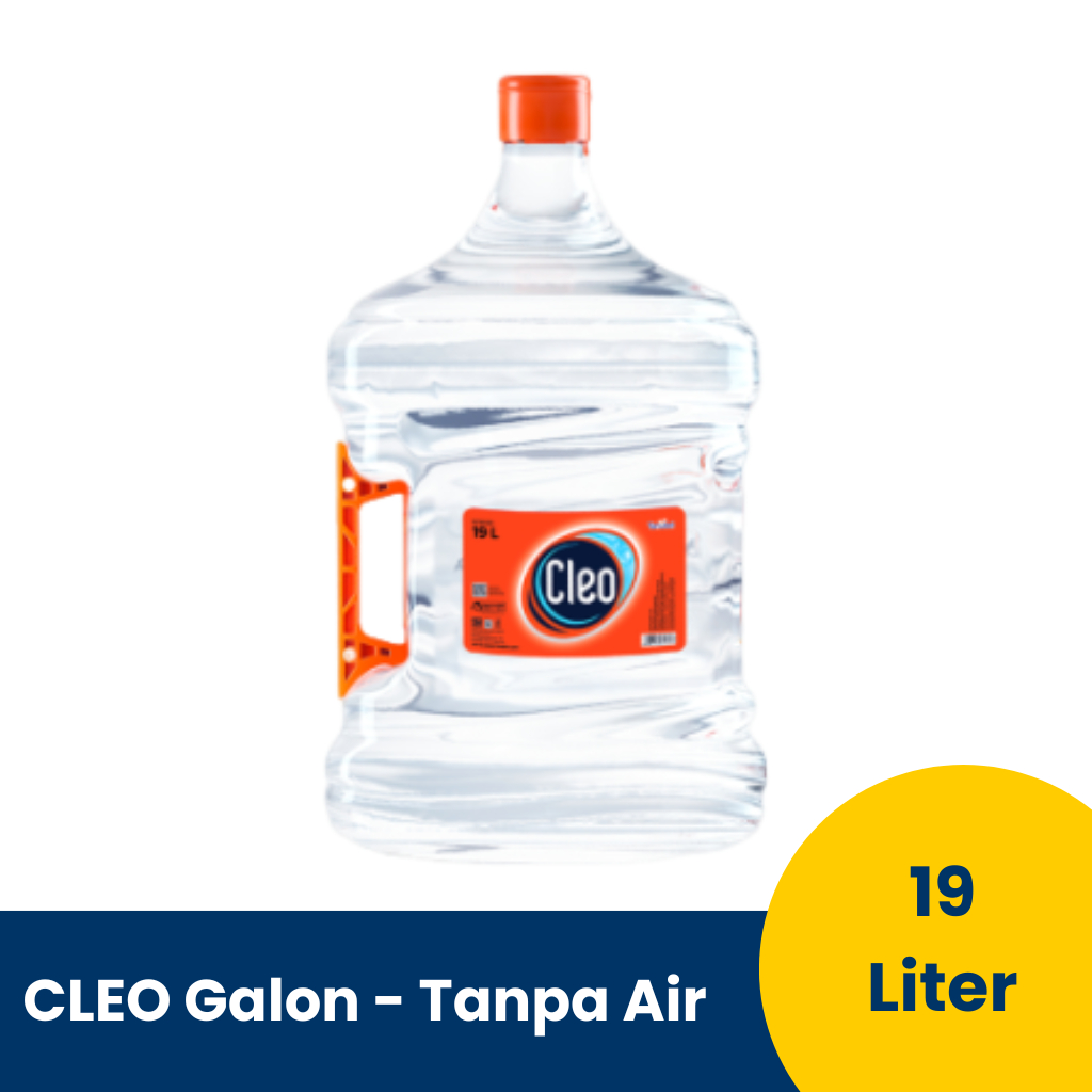 

CLEO Air Mineral Galon KOSONG | HANYA GALON | 19 Liter