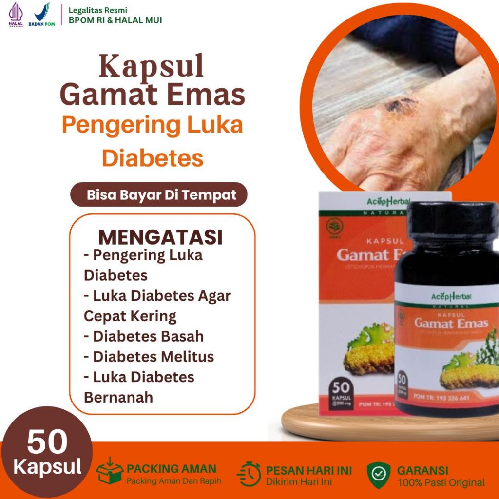 Obat Untuk Pengering Luka Diabetes, Diabetes Basah, Luka Diabetes Bernanah, Diabetes Melitus, Penger