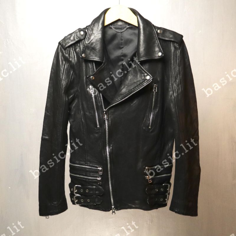 Ramones biker leather jacket second preloved