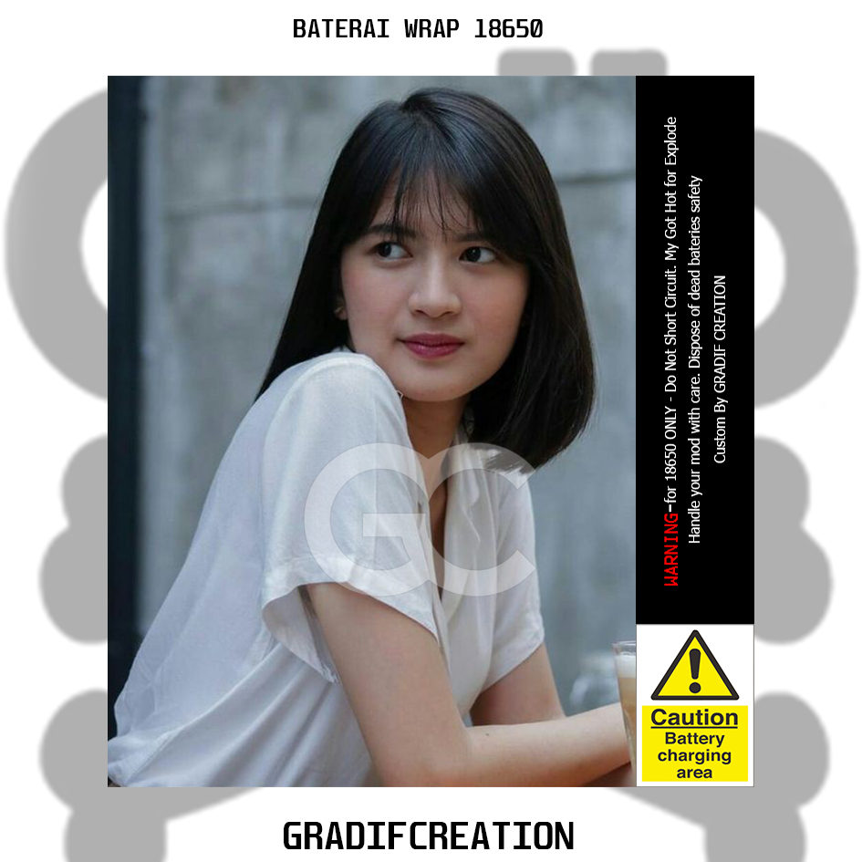 

Stiker wrap baterai 18650 Viny JKT48