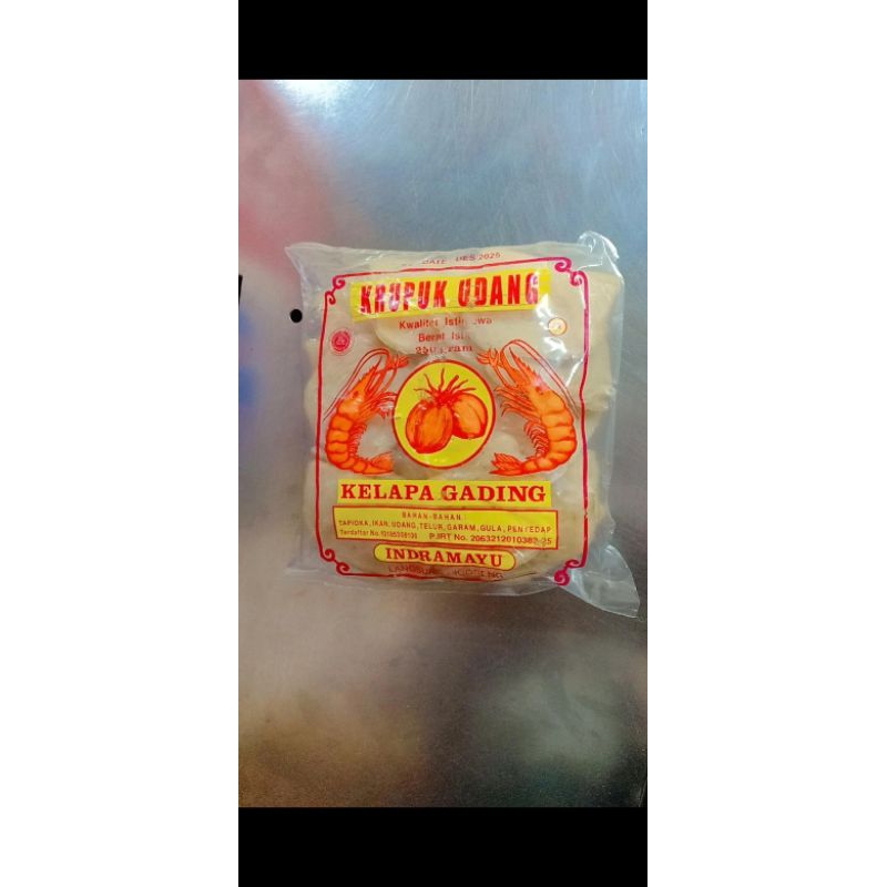 

Krupuk UDANG Cap KELAPA GADING,gurih, langsung goreng 250g