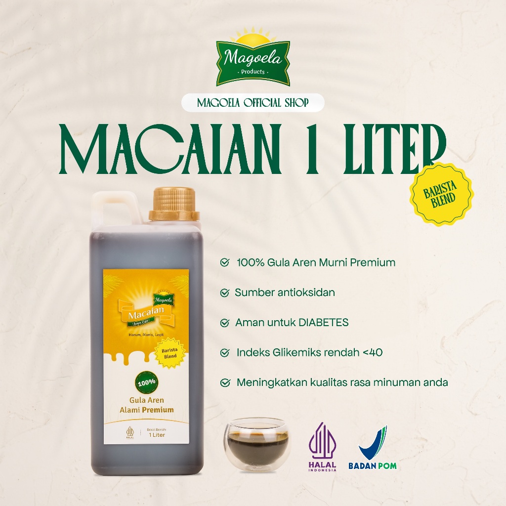 

Magoela - Macaian Gula Aren Cair Barista Blend HDPE 1000ml