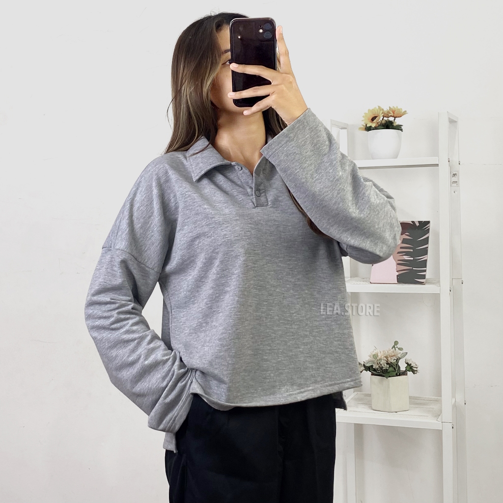 RB YASMIN POLO SHIRT / KAOS POLO OVERSIZE / LEA STORE