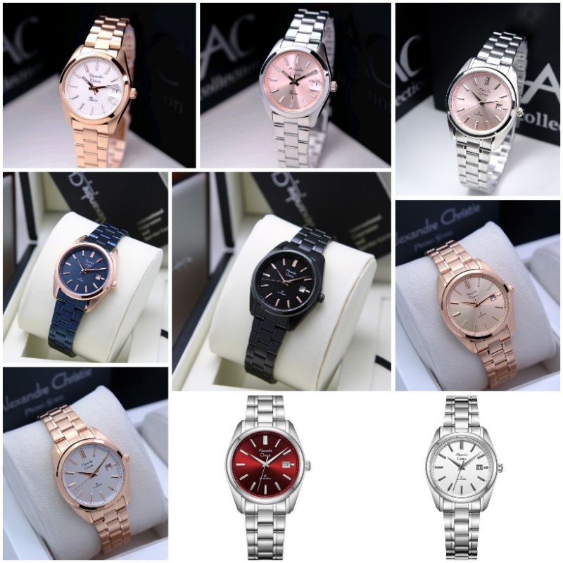 AC 8660 ALEXANDRE CHRISTIE WANITA 2b54 JAM TANGAN WANITA ORIGINAL