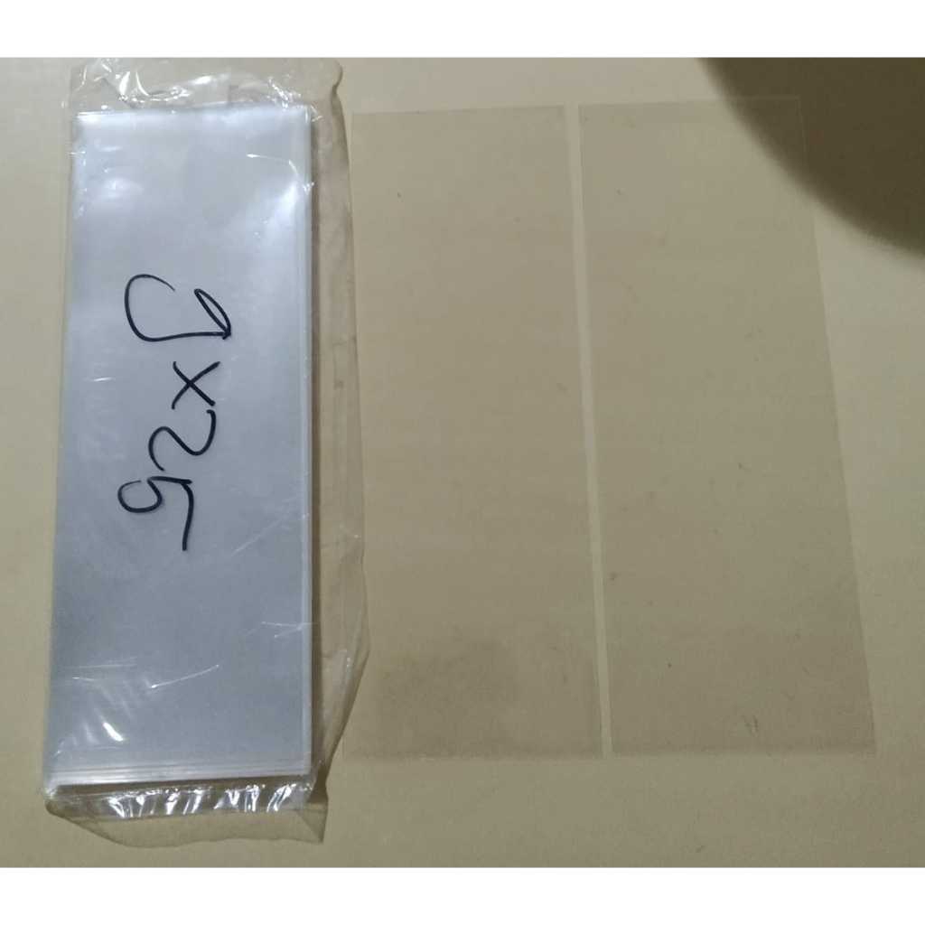 

Plastik Opp Plastik Kaca Bening/ Plastik Undangan, Souvenir Ukuran 9x25cm Jual PerPcs