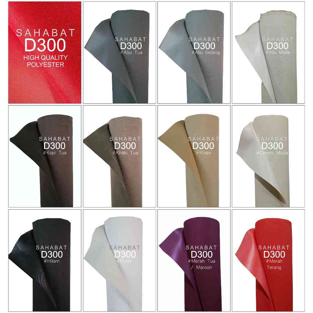 Bahan D300 /  Bahan Tas Ransel / Bahan Kain Tas
