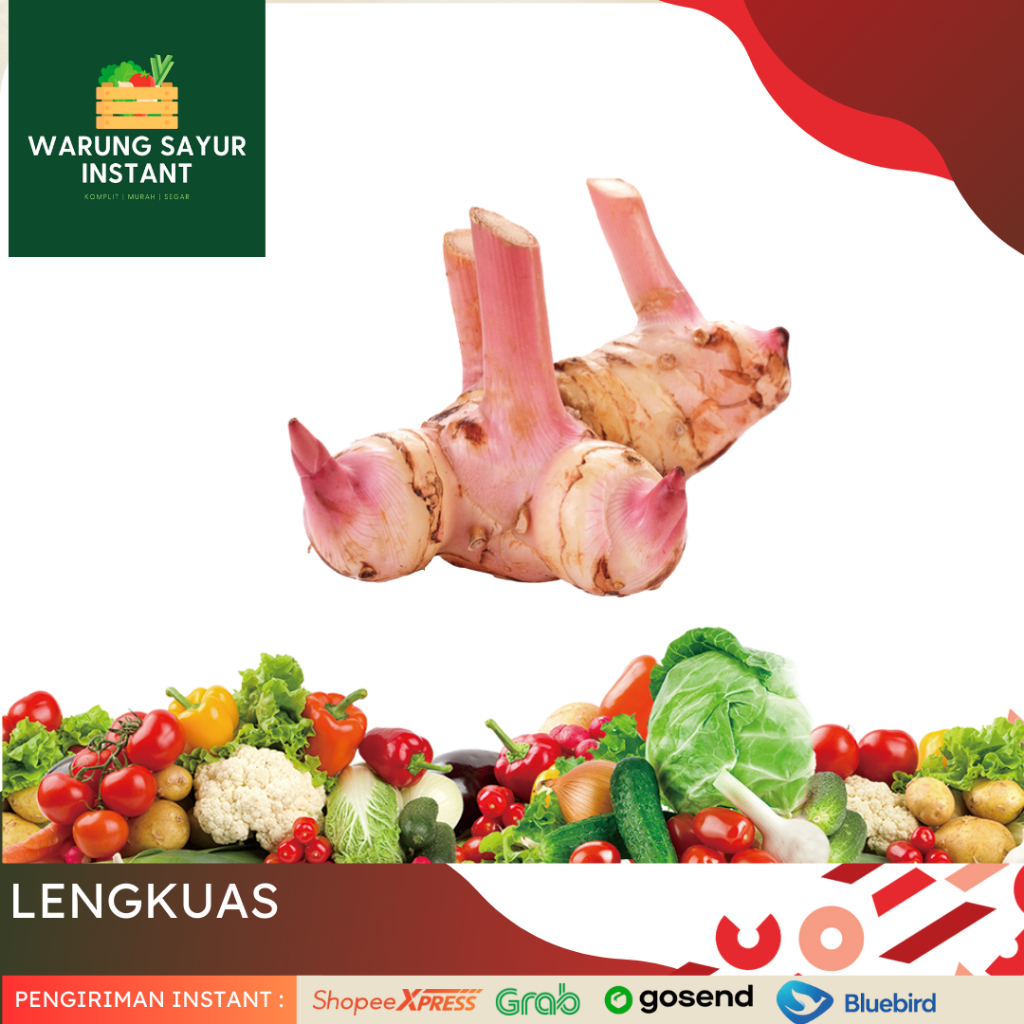 

Lengkuas Segar 250gr Bumbu Dapur Bandung | Warung sayur instant