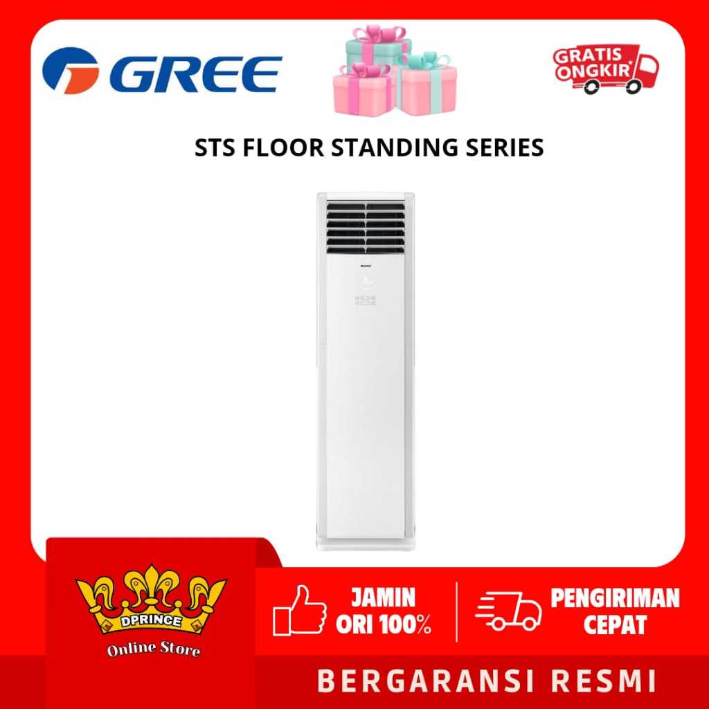 GREE Floor Standing 5 PK GVC-48 STS S Eco AC Standing 5 PK