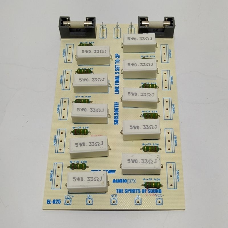 PCB LINE FINAL 5 SET TRANSISTOR MODEL 2u