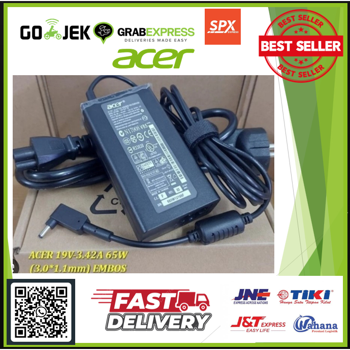 Charger Adaptor Acer Swift 3 , Swift 5 19V 3.42A ACER EMBOS ORI NEW