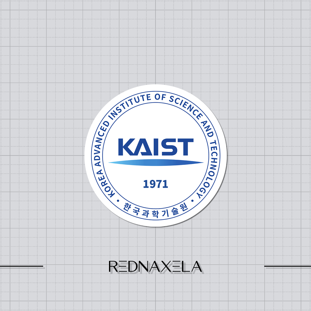 Stiker Vinyl Korea Advanced Institute of Science and Technology KAIST Stiker Koper Outdoor Waterproo