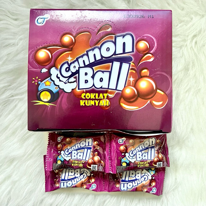 

canon ball | coklat kunyah | termurah makassar