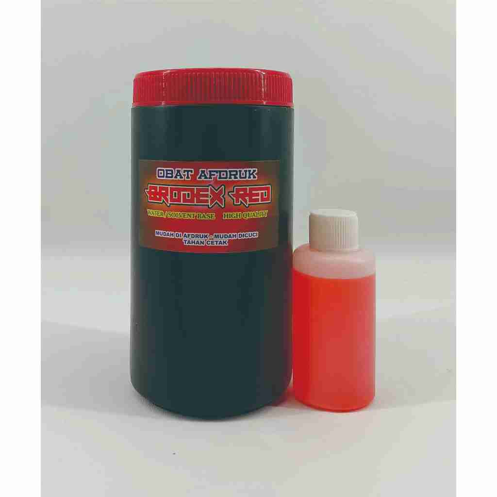 Obat afdruk Sablon"BRODEX RED" Basis Air & Minyak