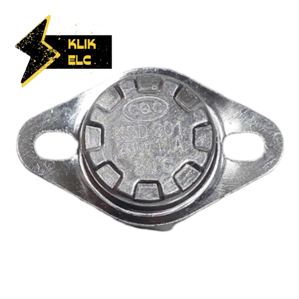 Cuci Gudang Thermostat Bimetal Magic Com / Dispenser Multi Universal 70 75 80 85 95 Derajat