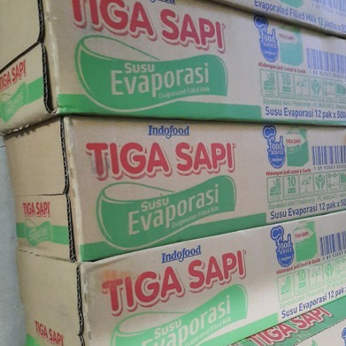 

Tiga sapi evaporasi 1 dus/tiga sapi evaporasi 500grx12 pcs/susu evaporasi