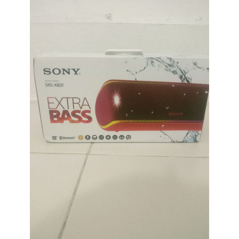 Sony SRS-XB31Speaker Portable Bluetooth NFC Extra Bass Original Resmi New