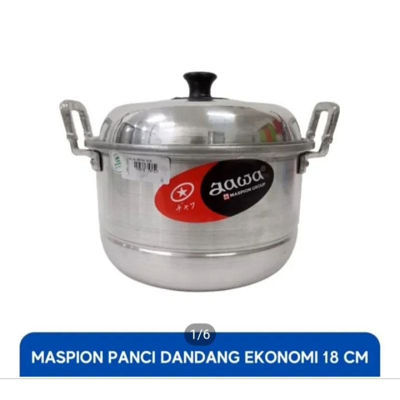 panci kukus Jawa 18/dandang ekonomi 1/2kg Free Buble Wrap
