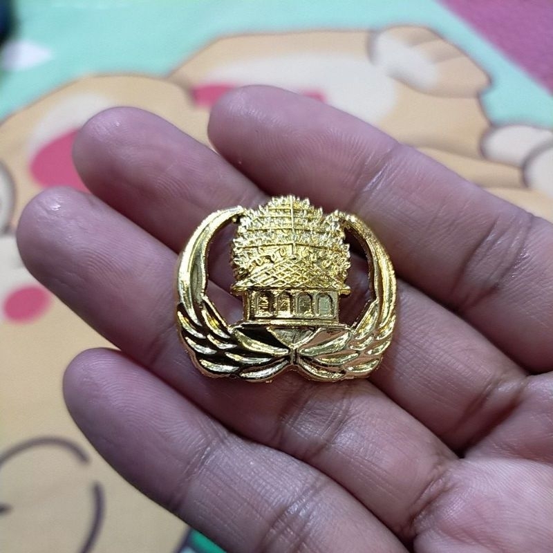 Pin#lencana Korpri peniti warna gold#emas