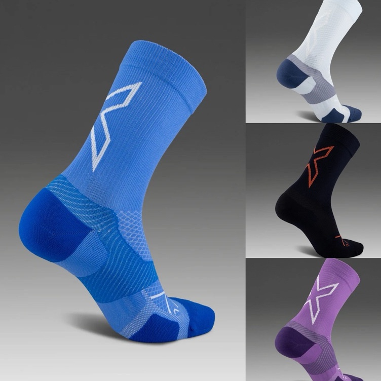 2XU Vectr Light Cushion Crew Socks 2XU  RUNNING SOCK 2XU  Kaos kaki 2XU o V5M6