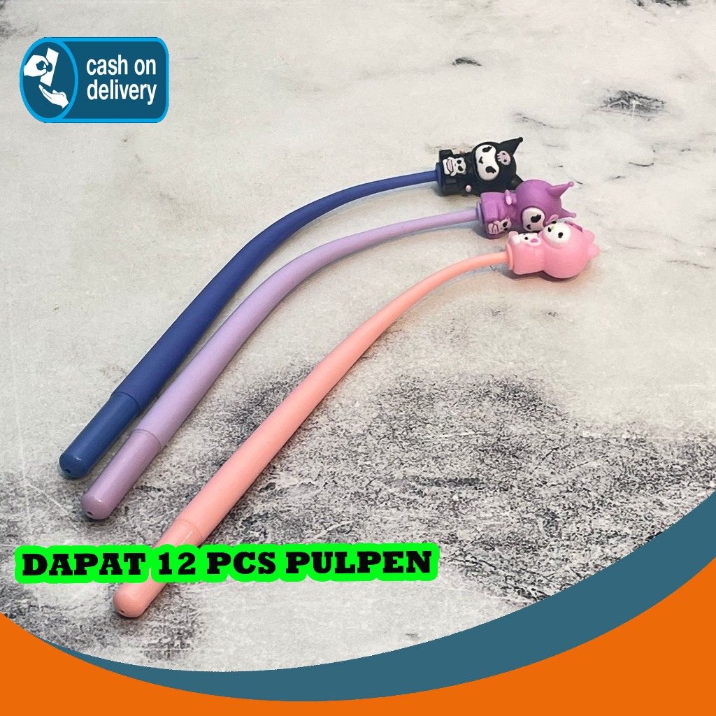 

12 PCS (SELUSIN) PULPEN GEL GOYANG SANRIO DEVIL PGK-1519 PEN PENA BOLPEN BOLPOIN LUCU ANAK ALAT TULIS KANTOR SEKOLAH MURAH TERMURAH COD