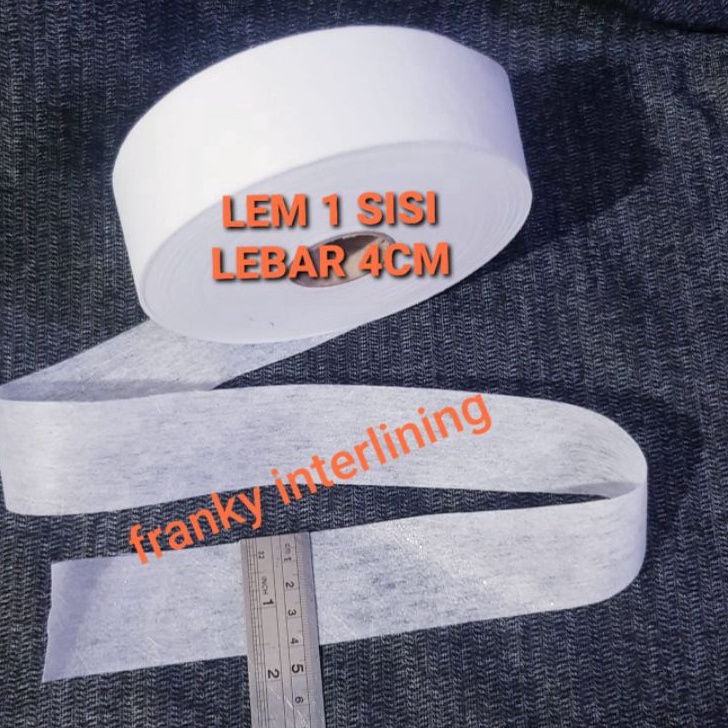 

Cashback LEM KAIN 1 SISI BUAT PAKAIAN SOBEK DLL LEBAR 4CM ISI 5 METER