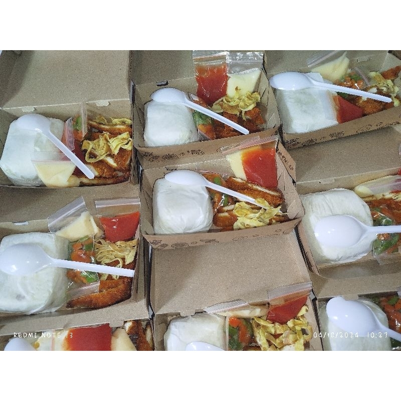 

Nasi daun jeruk + Chicken Katsu