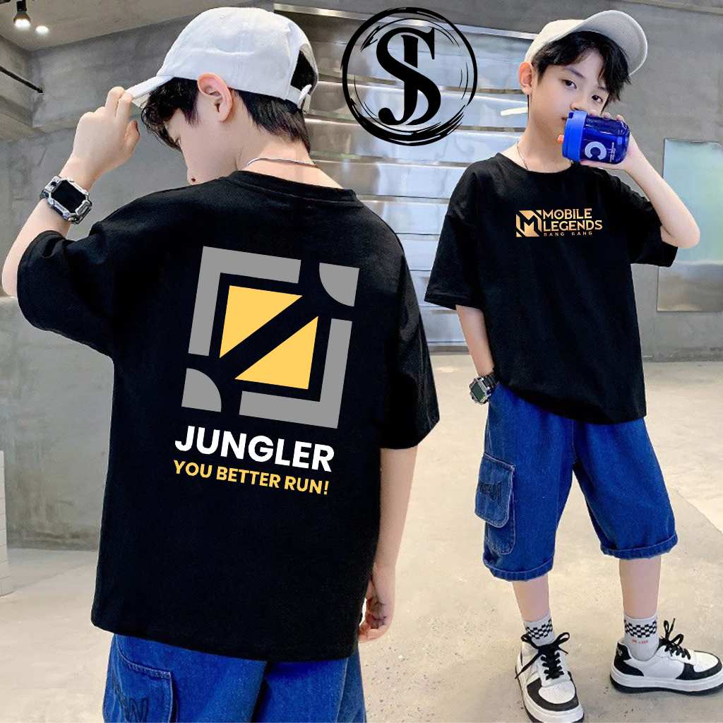 Kaos T-shirt Anak Mobile Legend JUNGLER