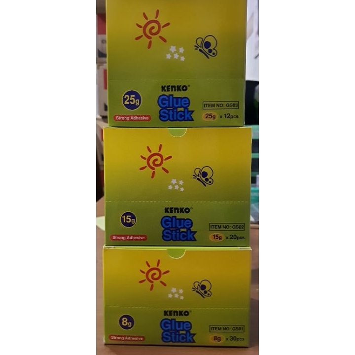 

Wow Lem Glue Stick Batang Putar Kenko 8 gr 15 gr 25 gr