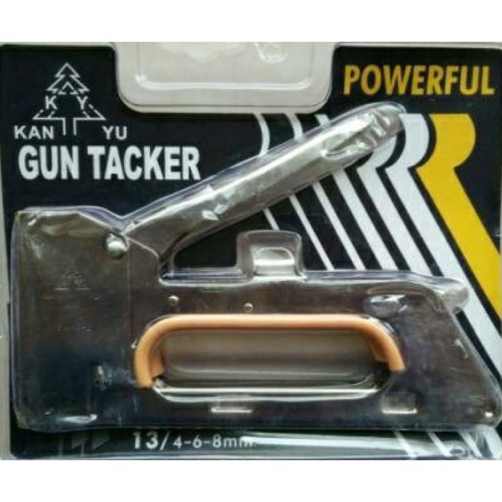 

HJ6 Stapler Staples Gun Tembak Jok Kulit Motor Gun Tacker 468mm 668