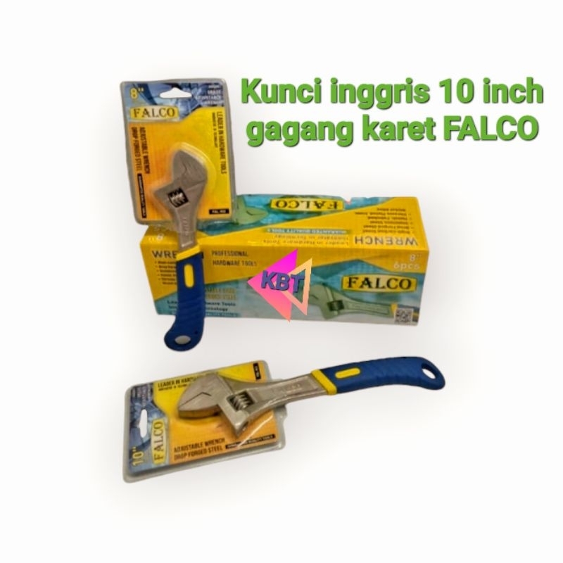 Kunci-inggris>10inch-gagang-karet>FALCO