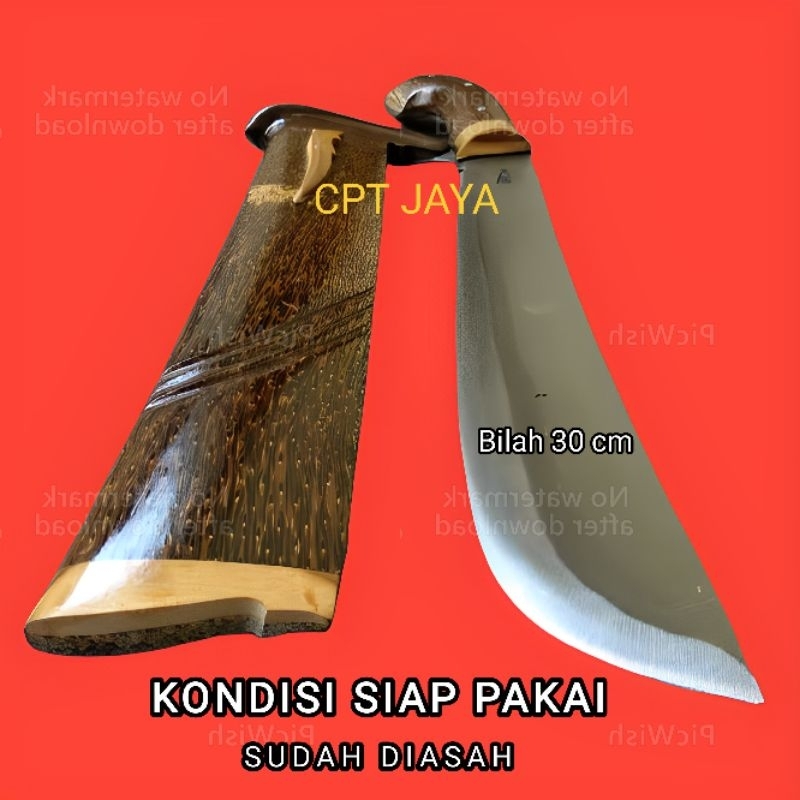golok kerja baja per asli