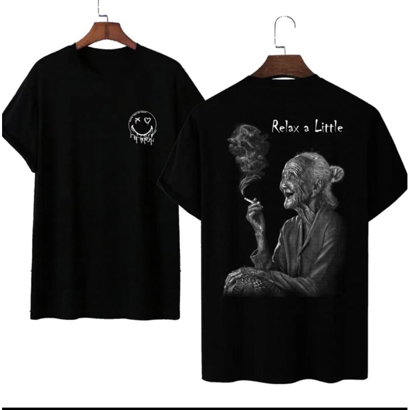 KAOS RELAX A LITTLE | T-SHIRT DISTRO KEREN